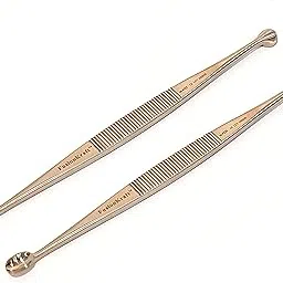 FusionKraft Volkmann Bone Curette, Double Ended, Round/Oval Cup, 6.25" (Plastic, Nasal, Neuro, Ortho & General Surgery Curette) (Pack of 2)-picture-39