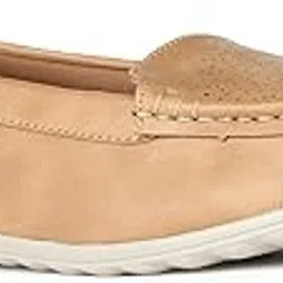 bata comfit Womens Clover Loafers, (5513048), Tan-picture-47