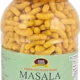 Food Essential Masala Munch Puff (Plant-Based Vegan Snack, Party Pack) 325 gm. (Pack of 1)-picture-10