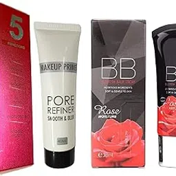 Crazy-Huda Pore Refiner Smooth & Blur With Rose BB Blemish Balm Cream (Pack Of 2)-picture-55