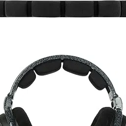 Geekria Mesh Fabric Headband Pad Compatible with Sennheiser HD600, HD580, HD650, HD660 S, Headphones Replacement Band, Headset Head Top Cushion Cover Repair Part (Black)-picture-41