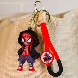 krisus 1Pcs Spiderman 3D Keychain for Boys & Kids – Avengers Superhero Cartoon Key Holder for Bike, Car & Bag | Fun Marvel Keyring Gift for Brothers, Friends & Fans-picture-44