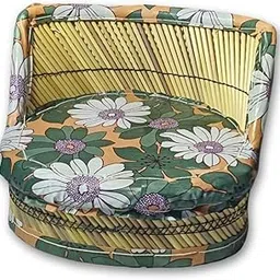 DIGSMORDEN Mudda Small Sofa Set for Kaanha Ji/Toys for Kids/Home Decor Decorative Showpiece - 59 cm (Bamboo, Green)-picture-37