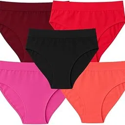 Women Cotton Stretch Panty Combo Pack of 4 | Soft Waist Belt Design | Seamless, Comfortable, Breathable Everyday Innerwear for Ladies-picture-26