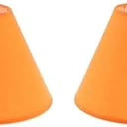 TRENDIVIBE 2X Lampshade Table Lamp Shade Floor Bedside Light Shade Orange-picture-13
