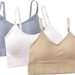qufrozy Women Lightly Padded Fancy Bra Combo Free Size (Pack of 3) Size (28-34)-picture-20