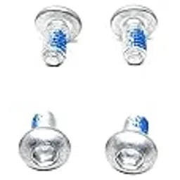 Bridge2shopping MTB Bike Bicycle M5x10mm Disc Brake Rotor Bolts, Silver, Pack 12-picture-16