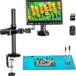 Opqpq ODM702 Flex 10" LCD Digital Microscope 1200X Full View Coin Microscope for Adults Coin Magnifier with Light for Collectors Micro Welding Microscope for-picture-34