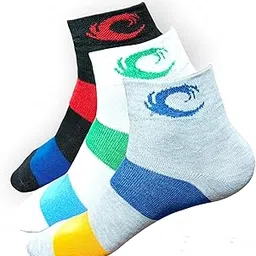 hayberg Cotton Ankle Length socks for winter Men Solid Ankle Length Cotton Socks Free Size, Pack of 3 (Multicoloured)-picture-40