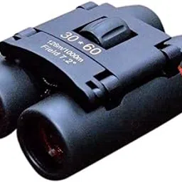 Trade Globe Polarized HD Professional Lightweight Pocket Size Binocular Telescope Folding 30 x 60 Zoom Lens for Sports, Hunting, Camping for Bird Watching(Black) Pack of 1 image 1