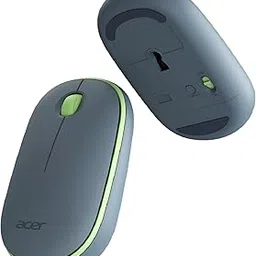 Acer Wireless Bubble Mouse (1600 DPI/2.4 GHz Wireless Frequency/Optical Sensor/USB Dongle) AMR100 | Color: Blue/Green-picture-19