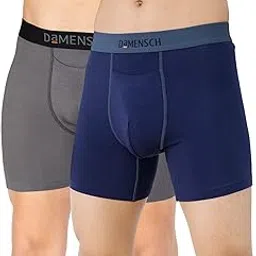damensch Men's Modal Boxer Brief (Pack of 2) (DAM-SLD-BB-DBL-WG-PACK-2-MIX-S_Denim Blue, Wilsen Grey_S)-picture-16