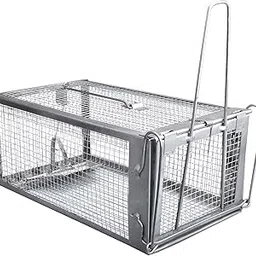 Gingbau Chipmunk Trap Humane Live Rat Trap Cage for Mice and Other Small Rodent Animals-picture-15