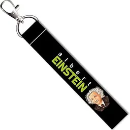isee 360 Einstein Scientist Lanyard Tag with Swivel Lobster for Gift Luggage Bags Backpack Laptop Bags L X H 5 X 0.8 INCH-picture-47