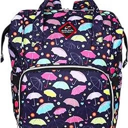 Dezire Crafts Diaper Bag for Mothers | Waterproof Maternity Baby Backpack | Multi-Pocket Travel Bag | Insulated Bottle Holders, Anti-Theft Pocket, Tissue & Water Bottle Space-picture-32