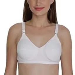 Mastectomy Cancer Pocket Skin White Black Bra with One Mirco Fiber Filled Adjustable Pad | Cotton Bra (Hosiery) (32)-picture-46