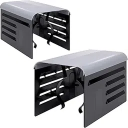 RunNico 2 Pack Pool Pump Covers for Outside Units - ABS Adjustable Pool Pump Motor Cover - Swimming Pool Motor Cover for Above Ground Protection-picture-15
