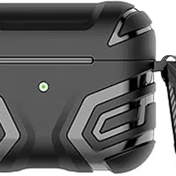 Mizi AirPods Pro 3 Cover Case (2025), Compatible with Airpods Pro 3rd Generation (USB-C Cable) - Full Body Shockproof Hard Protection Design - Black-picture-12