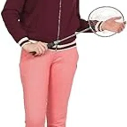 mairoz Women's Fleece Sports Track Pants – Dusky Pink, Comfortable & Stylish Activewear (IN, Alpha, 2XL, Regular)-picture-49