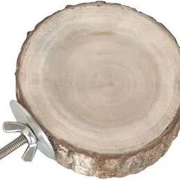 KSK Perch Platform for Bird Cage,Natural Round Wooden Stand Platform Bird Toy for Canary Parakeet Cockatiel Parrot Budgie Sparrow(1 Pcs)-image-89