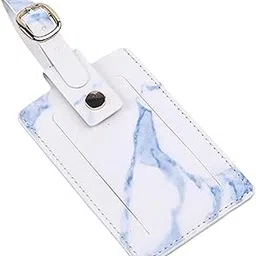 loom tree Passport Cover and Luggage Tag Set Travel for Unisex Registration Plate Blue image 1