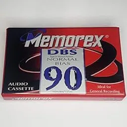 Memorex DBS 90 Single Blank Audio Cassette Tape vintage-image-24