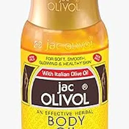 Jac Olivol – Ayurvedic Herbal Body Oil with Premium Italian Olive Oil | Deep Hydration & Radiant Glow | Anti-Aging, Nourishing, Non-Sticky Formula for All Skin Types | Paraben-Free, Dermatologically Tested (300 ml)-image-20
