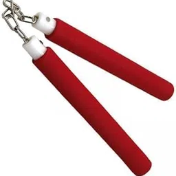 THE STYLE SUTRA 2xPractice Nunchucks Practice Stick for Martial Arts Professionals Kids Adults Red-picture-16