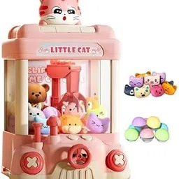 Plutofit Claw Game Machine with Light, Music Prize Dispenser, Vending Toy, Doll for Kids, Children's Birthday Gifts-picture-21