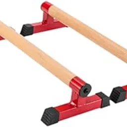 JAZZY PEARLS® 2X Wood Push up Bar Grips for Workout Upper Strength Training Home Gym 50cm Red-Sporting Goods-Fitness Running & Yoga-Strength Training-Push Up Stands-1 Pair Push Up Bar-image-9