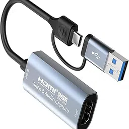 MT-VIKI Video Capture Card 4K Cam Link Card HDMI to USB 3.0, USB C Capture Card, 1080P 60FPS Video Capture Device for Gaming Streaming Compatible with Windows Mack OS System-image-13
