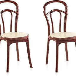 Nilkamal CHR4040 Plastic Mid Back with Arm Chair | Chairs for Home| Dining Room| Bedroom| Kitchen| Living Room| Office - Outdoor - Garden | Dust Free |100% Polypropylene Stackable Chairs | Set of 2-picture-22