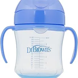 Dr. Brown's Soft-Spout Transition Cup, 6 oz (6m+), Blue, Single-picture-28
