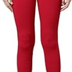 curare Women's Cotton Lycra Regular Fit Ankle Length Leggings CLG-RED_P-picture-54