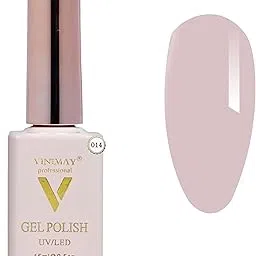 VINIMAY Professional Cover Pink Rubber Base French Color UV Gel Nail Polish 15ml | Soak-Off UV/LED Cure Nail Art French Manicure at Home (VNM Jelly Color 14)-picture-40