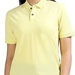 showkey Women Solid Cotton Polo T-Shirt-picture-11