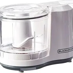 BLACK+DECKER HC150W One-Touch 1.5 Cup Capacity Electric Food Chopper with Improved Assembly & Lid, White-image-17