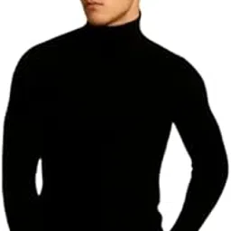 Stylish Men's Full Sleeves High Neck, Solid Winter Warmer Basic Innerwear, Turtle Neck, High-Neck Sweater Combo (Pack of 2)-image-21