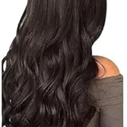 Paradise® 5 Clips ¾ Head 1 Piece Hair Extensions For Women With Matt Finish No Extra Shine Hair Extensions For Girls To Increase Instant Length And Volume (Dark Brown)-picture-50