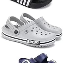 WINGSCRAFT Lightweight Classic Slider || Sandals with Clogs for Men-COMBO(3)-3024-3016-3113-picture-47