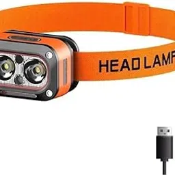 Fastlink;Super Bright LED Headlamp for Outdoor Activities - 3 Light Modes, Portable & Comfortable Headlight with Adjustable Sensor-picture-17