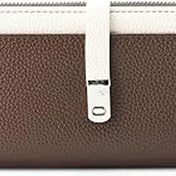 lino perros Womens Faux Leather Avril Dual Tone Coffee Functional Wallet-picture-15