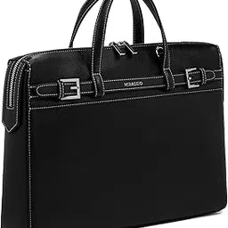 Miraggio Shalom Laptop Bag | 14 inch Padded Laptop Sleeve With Adjustable & Detahcable Strap | Unisex Laptop Bags For Office | Laptop Cover Bag-picture-29