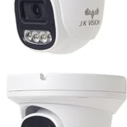 JK Vision 5MP IP Dark Fighter, Hybrid Light Camera with Audio, Color in Night with LED, 30 Meter Range (2 Dome)-picture-38