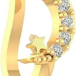 FASHIONS Trendy Moon Star Nose Pin Without Piercing Clip on Pressing Type Noserings for Women & Girls-image-97