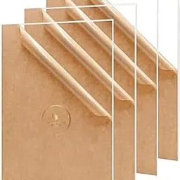 AbhiKalpya Art Studio Acrylic Sheet 2mm Clear Transparent plexiglass (4"x6" inch) - Transparent,for Glass Painting, DIY Projects Set of (5)-picture-10