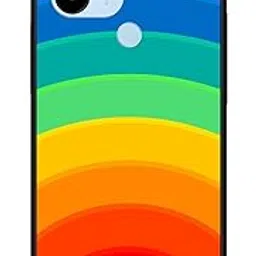 NDCOM for REDMI A1 Plus Back Cover | Poco C51 Back Cover | Poco C50 Back Cover | REDMI A2 Plus Back Cover Half Circle Rainbow Printed Metal Case-image-19