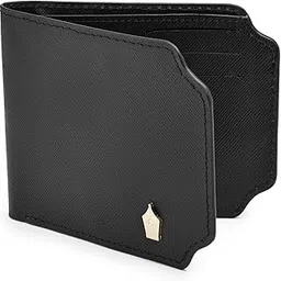 fountainearth Signature Slim Bifold Leather Wallet for Men (Black)-picture-44