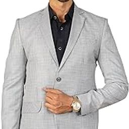 wintage Mens Poly Viscose Silver Blazer-picture-49