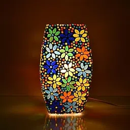 DECENT GLASS Glass Turkish Lamp, Multicolor, Pack of 1 (Style 2)-image-49